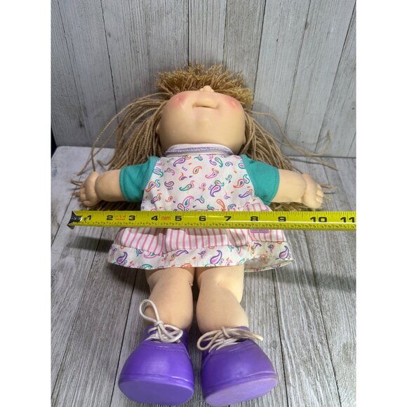 Vintage Cabbage Patch Kids Pretty Crimp 'n Curl Doll Blond Hair 1991 Hasbro - Picture 11 of 11
